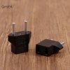 Adapter Du Lịch 2 Chiếc EU-US Chuyển Đổi Ổ Cắm Euro Sang Mỹ - Nhỏ Gọn, An Toàn 3