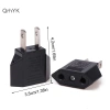 Adapter Du Lịch 2 Chiếc EU-US Chuyển Đổi Ổ Cắm Euro Sang Mỹ - Nhỏ Gọn, An Toàn 5