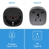 Adapter Du Lịch EU sang Mỹ, Nhật, Anh, Ý, Brazil 10A 250V Sạc Điện Thoại và Máy Tính - Giá 52.771₫ 2