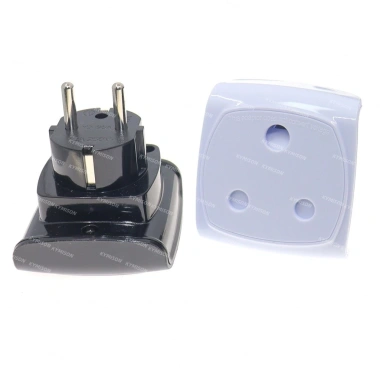 Adapter du lịch Lớn Nam Phi sang EU 4.8M 16A, ổ cắm AC, giá 88.747₫
