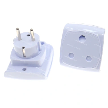 Adapter du lịch Lớn Nam Phi sang EU 4.8M 16A, ổ cắm AC, giá 88.747₫