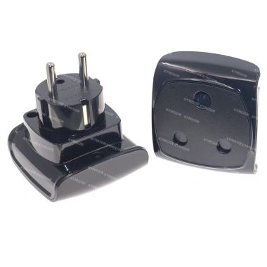 Adapter du lịch Lớn Nam Phi sang EU 4.8M 16A, ổ cắm AC, giá 88.747₫
