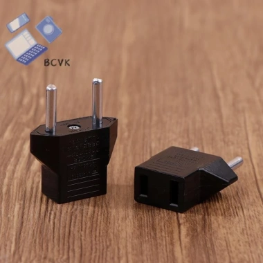 Adapter Euro US EU 2 Cái Cắm Đổi Nguồn Du Lịch Điện An Toàn Giá 39.930 VND 3