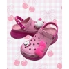 AIKO KIDS Fullbox Dép Sục Đế Thấp & Đế Cao Họa Tiết Kitty Phối Hồng Giá 380k cho bé và mẹ 3