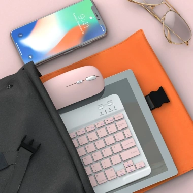 Aioneus Bàn Phím Bluetooth 5.0 Siêu Mỏng, Sạc Lại cho iPad & Điện Thoại - 85k 4