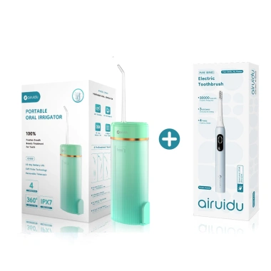 Airuidu CF580 Máy Tăm Nước Di Động Pin 800mAh, Bình Thu Gọn, Giá 199k - Đồ Dùng Du Lịch