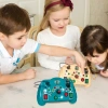 ALIZAR Bảng bận rộn Montessori: Đồ chơi cảm giác, nút công tắc, ổ cắm LED, bảng tương tác du lịch, giá 221.870₫ 9