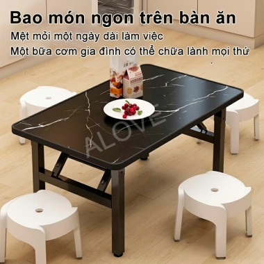 ALOVE Bàn Làm Việc Gấp Gọn Đa Năng Bàn Xếp Chân Gấp Sang Trọng Giá 269.000đ 6