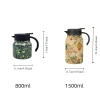 Ấm cách nhiệt DAWEIF 800/1.500ml - Bình giữ nhiệt thép không gỉ cho sinh viên 2