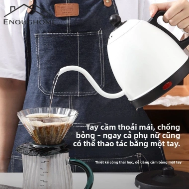 Ấm điện miệng dài đa năng ấm trà, ấm nước sôi cho gia đình, văn phòng, khách sạn - Giá chỉ 540.600₫ Ấm điện miệng dài đa năng ấm trà, ấm nước sôi cho gia đình, văn phòng, khách sạn - Giá chỉ 540.600₫