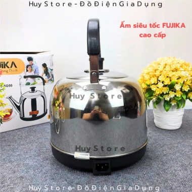 Ấm Siêu Tốc Inox Fujika FJ-SD50 Đun Nước Nhanh Tự Ngắt Khi Sôi Tiết Kiệm Đèn Giá 229.000₫