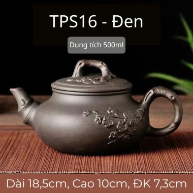 Ấm trà tử sa đắp nổi đất nung phong cách cổ điển - phụ kiện bàn trà độc đáo, chỉ 129.000 VND 9 Ấm trà tử sa đắp nổi đất nung phong cách cổ điển - phụ kiện bàn trà độc đáo, chỉ 129.000 VND 9