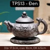 Ấm trà tử sa đắp nổi đất nung phong cách cổ điển - phụ kiện bàn trà độc đáo, chỉ 129.000 VND 10