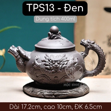Ấm trà tử sa đắp nổi đất nung phong cách cổ điển - phụ kiện bàn trà độc đáo, chỉ 129.000 VND 10 Ấm trà tử sa đắp nổi đất nung phong cách cổ điển - phụ kiện bàn trà độc đáo, chỉ 129.000 VND 10
