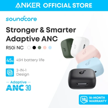 Anker Soundcore R50i NC - Tai Nghe Chống ồn ANC Bluetooth 5.4, Pin 45h, Giá 479k