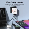 ANRMESUN 65W Bộ chuyển đổi điện toàn cầu 2USB 2Type-C Sạc nhanh 20W, bảo vệ quá tải, chịu nhiệt, nhẹ gọn 3
