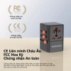 ANRMESUN 65W Bộ chuyển đổi điện toàn cầu 2USB 2Type-C Sạc nhanh 20W, bảo vệ quá tải, chịu nhiệt, nhẹ gọn 8