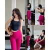 Áo Bra Thể Thao Gym Yoga Pilates Thun Yếm Xếp Nếp Eo Hở Lưng LuLu Mềm Mát 280k 5
