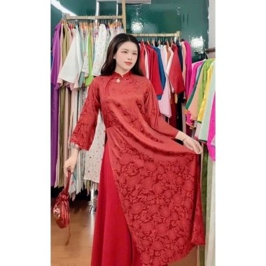 Áo Cách Tân Tết Xanh Mint – Hồng Trẻ Trung mẫu mới CT20 giá ưu đãi 219k 9