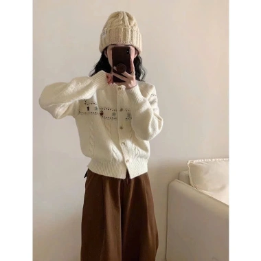 Áo cardigan đỏ Yummy dáng ngắn thời trang Noel và Tết - Giá chỉ 179.000₫