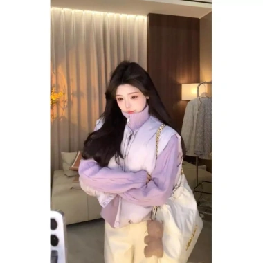 Áo cardigan len ngắn HM SP406 mềm mịn, khóa kéo hottrend, giao Tết, QCCC Loại 1