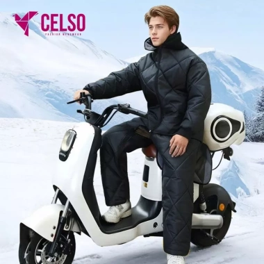 Áo chắn gió CELSO KP170 2 kiểu dáng với áo choàng & bộ liền thân, giữ ấm, chống mưa, phượt mùa đông, giảm giá 399k 6 Áo chắn gió CELSO KP170 2 kiểu dáng với áo choàng & bộ liền thân, giữ ấm, chống mưa, phượt mùa đông, giảm giá 399k 6