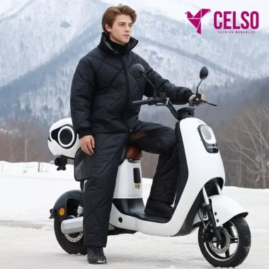 Áo chắn gió CELSO KP170 2 kiểu dáng với áo choàng & bộ liền thân, giữ ấm, chống mưa, phượt mùa đông, giảm giá 399k