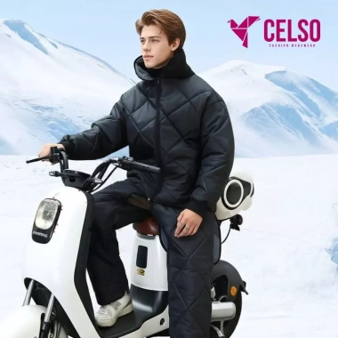 Áo chắn gió CELSO KP170 2 kiểu dáng với áo choàng & bộ liền thân, giữ ấm, chống mưa, phượt mùa đông, giảm giá 399k 8 Áo chắn gió CELSO KP170 2 kiểu dáng với áo choàng & bộ liền thân, giữ ấm, chống mưa, phượt mùa đông, giảm giá 399k 8