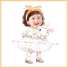 Áo chibi bé gái thiết kế miễn phí, duyệt mẫu trước khi in, chỉ 45.000đ 7