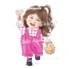 Áo chibi bé gái thiết kế miễn phí, duyệt mẫu trước khi in, chỉ 45.000đ 9