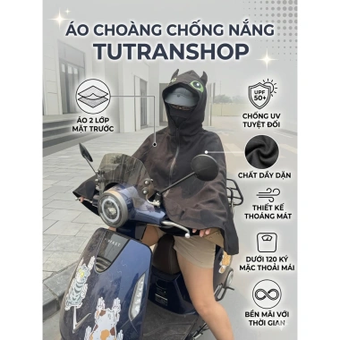 Áo choàng chống nắng tạo hình dễ thương Freesize nhung mịn cho người lớn - Giá chỉ 250k
