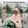 Áo choàng chống nắng tạo hình dễ thương Freesize nhung mịn cho người lớn - Giá chỉ 250k 3