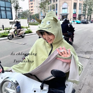 Áo choàng chống nắng tạo hình dễ thương Freesize nhung mịn cho người lớn - Giá chỉ 250k