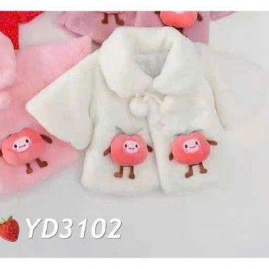 Áo choàng lông 2 lớp BONBI cho bé gái - Lông dày mềm, sang chảnh, siêu xinh, giá 149k 4