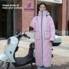 Áo choàng lót nỉ COLINA KP160 chống gió, giữ nhiệt, măng tô, chống nước xe máy - 399.000₫ 6