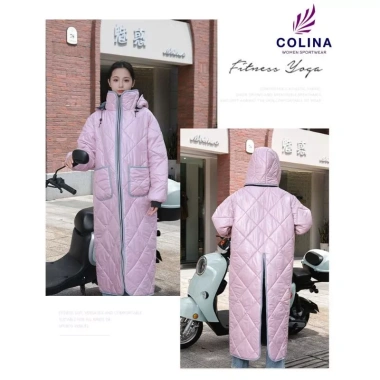 Áo choàng lót nỉ COLINA KP160 chống gió, giữ nhiệt, măng tô, chống nước xe máy - 399.000₫