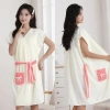 Áo choàng tắm nữ Coral Velvet thấm hút nhanh, khô, khăn buộc dây mềm mại 63.000₫ 3