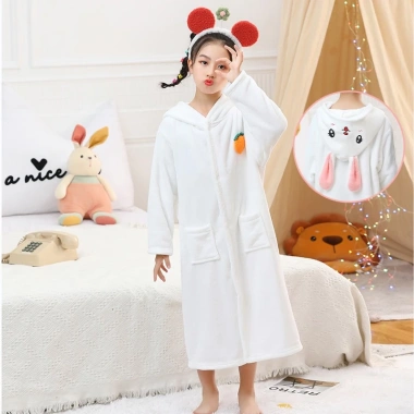Áo Choàng Tắm Trẻ Em Cao Cấp Mũ Trùm Đầu Đáng Yêu - Giá 265.000 VND Giảm Giá Sốc