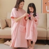 Áo choàng tắm trùm đầu Capybara chất liệu san hô, thấm nước nhanh cho người lớn và trẻ em – Giá 209.000đ 10