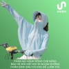 Áo chống nắng 2 trong 1 có mũ rộng vành - Vải lụa lạnh UNIDO A01, chống UV, siêu mát, giá chỉ 139k 4