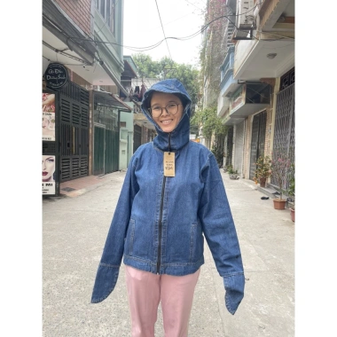 Áo Chống Nắng Bò Nam Nữ Jean Cao Cấp Dày Dặn, Chống UV, Có Size Đa Dạng 10