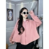 Áo chống nắng cánh dơi nữ cotton cao cấp, mũ vành rộng, khóa kéo, kín mặt UV >98% – Giá 169k 8