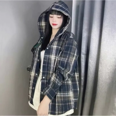 Áo chống nắng dạ kẻ caro mẹ và bé - mẫu Hàn hot, UV 100%, giảm còn 143,200₫