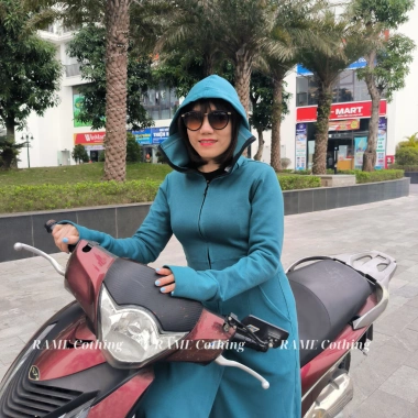 Áo Chống Nắng Dài Toàn Thân Vải Thun Cotton Dày Dặn Co Giãn 4 Chiều - Giá 160k