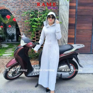 Áo Chống Nắng Dài Toàn Thân Vải Thun Cotton Dày Dặn Co Giãn 4 Chiều - Giá 160k