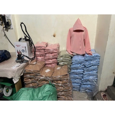 Áo chống nắng dáng ngắn mũ cánh dơi co giãn 4 chiều mềm mịn, mát - chỉ 90.500₫