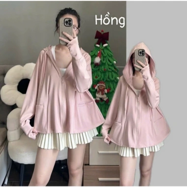 Áo chống nắng MELADY nữ dày dặn form xòe trẻ trung, chống UV, vải mềm mát – 109.000₫ 8