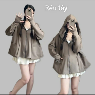 Áo chống nắng MELADY nữ dày dặn form xòe trẻ trung, chống UV, vải mềm mát – 109.000₫ 10