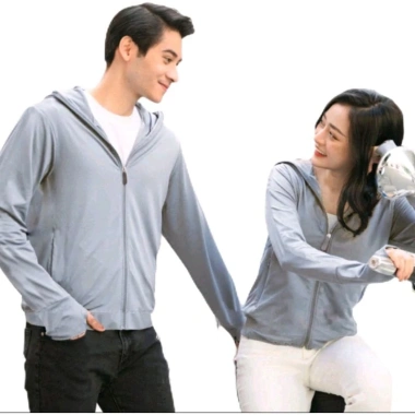 Áo chống nắng nam nữ liền khâu trắng, vải kim cương co giãn 4 chiều mềm mại, giảm giá 69k