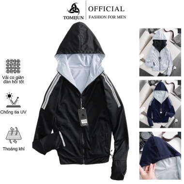 Áo chống nắng nam nữ TOMIJUN dày dặn cao cấp, thấm hút mồ hôi, chống UV, khử khuẩn - Giá chỉ 139k 7